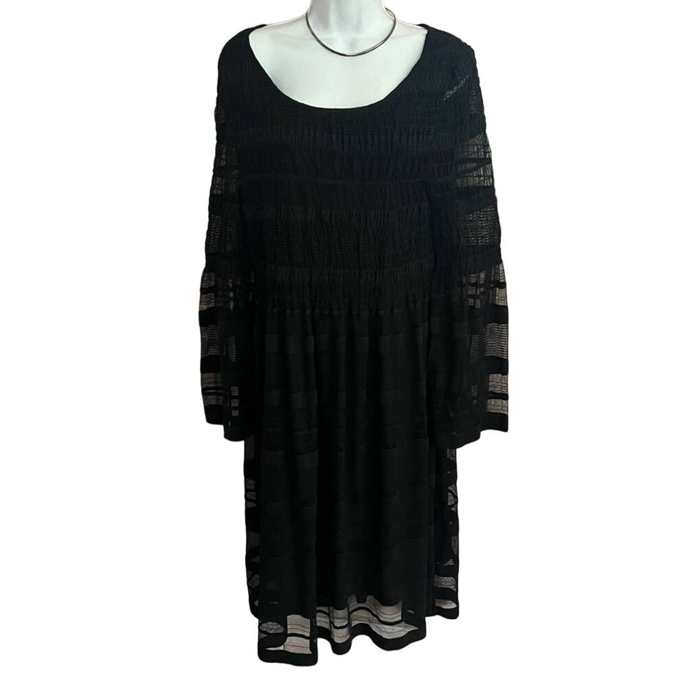 M.S.S.P Black Simone Dress Women’s XL NEW